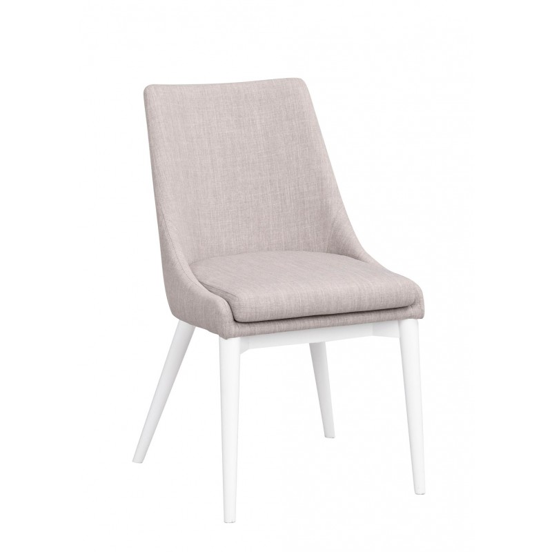 RO Be Dining Chair Light Grey/White